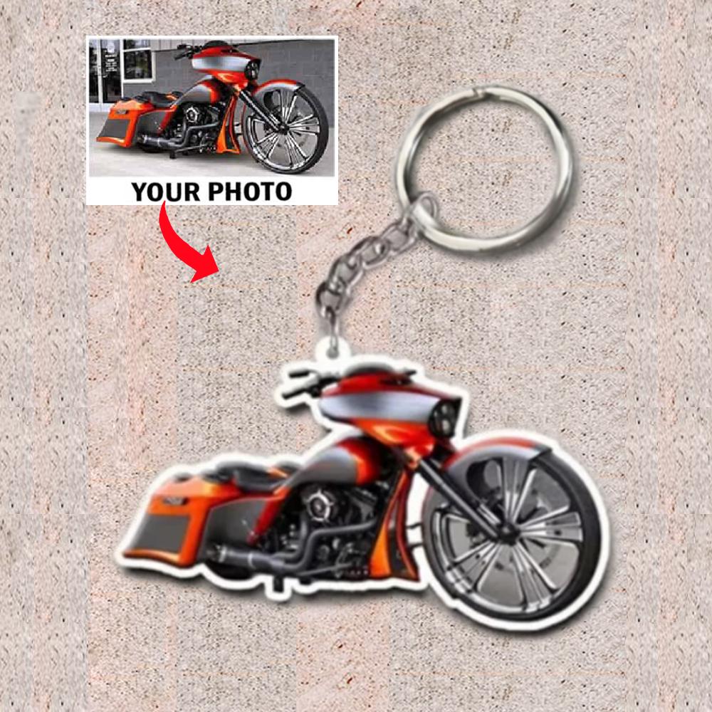 スポーツバイク用カスタムキーホルダー、スポーツバイカーへのユニーク 
