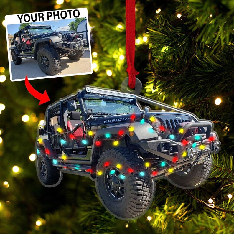 Dragster Drag Motorcycle Personalized Ornament, Drag Racing Christmas