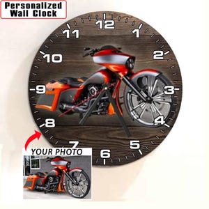 Harley Davidson Wall Clocks - Etsy