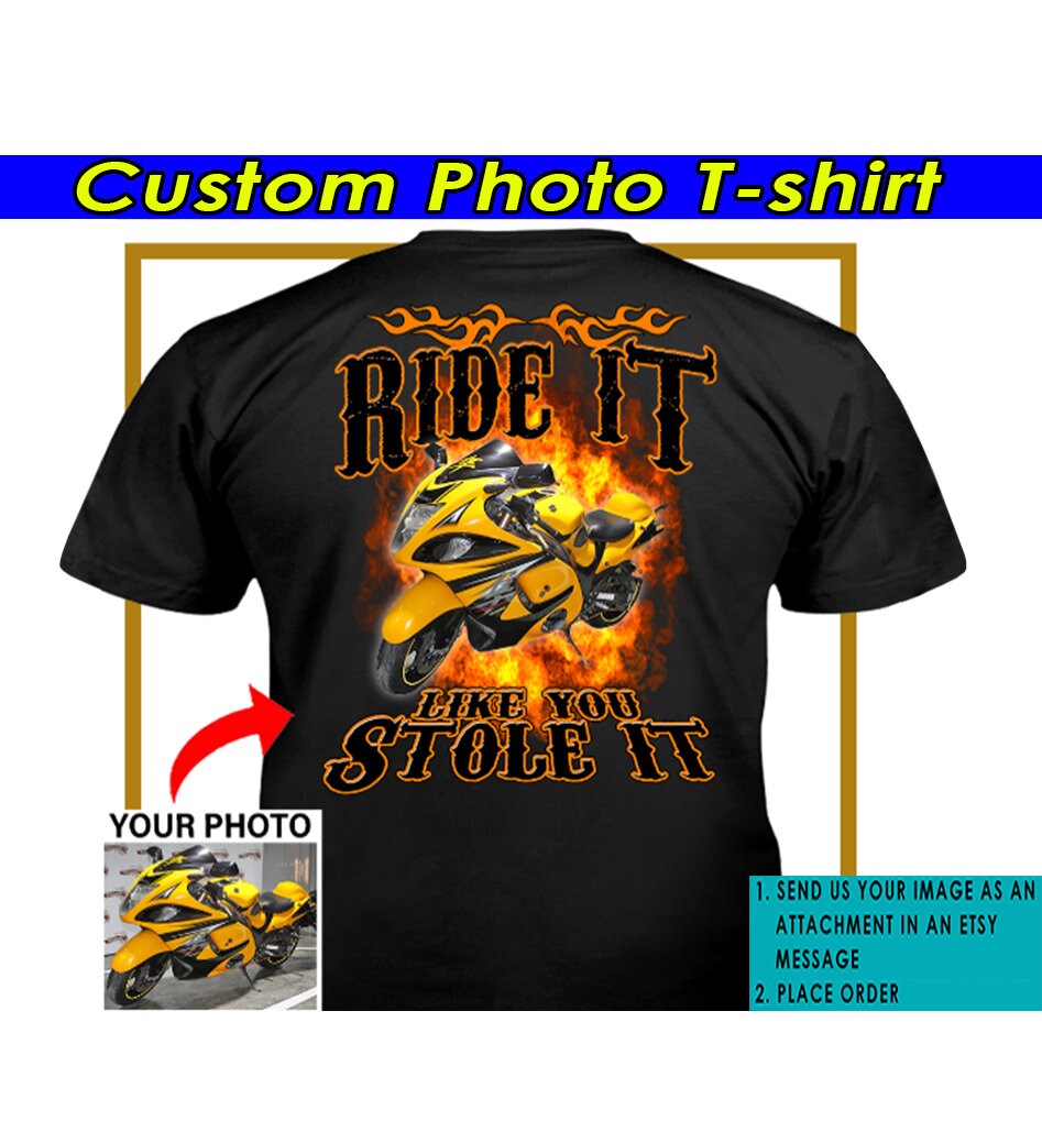 Camisetas personalizadas de motocicletas divertidas regalos