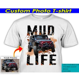 Mud Bogging Mudding ATV UTV Off road Personalized Photo T-shirt, Dirt Quad Lovers, Off Road Racing, Mud Truck, Quad Bike, Mud Life (BK408)