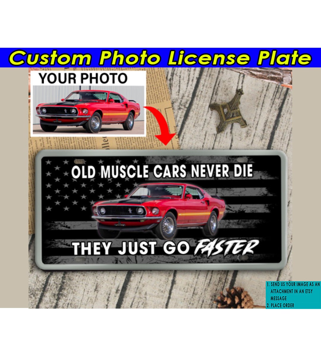 Inspiring Muscle Car License Plates Gallery