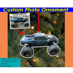 RC Car Truck Personalized Ornament, Gifts For RC Car Lovers, Customized RC Car, Radio-Controller Car Enthusiast, Acrylic Ornaments