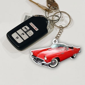 Classic Vintage Car Hot Rod Personalized Keychains, Unique Gifts for ...