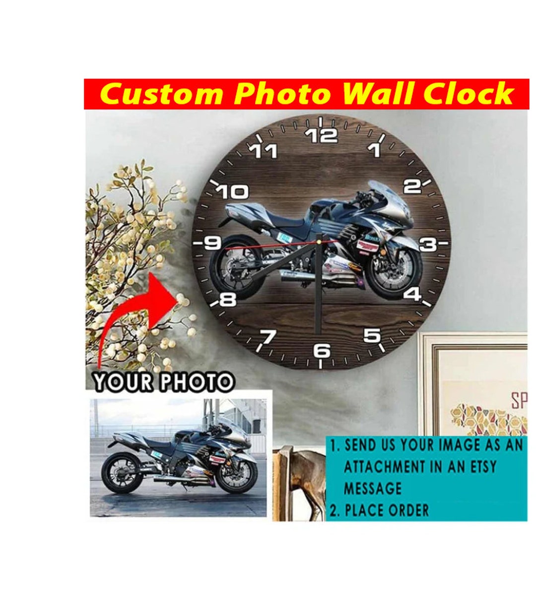 Cool Biker Gifts Motorcycle Personalized Wooden Wall Clock, Sport Bike  Gifts, Superbike Best Gift, Unique Gift for Bikers, Mx Rider Gifts -   Norway