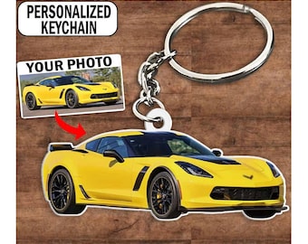 Breloczki z personalizowanymi samochodami sportowymi, wyjątkowy prezent dla miłośników samochodów sportowych, supersamochody, luksusowe samochody, spersonalizowane prezenty samochodowe dla niego