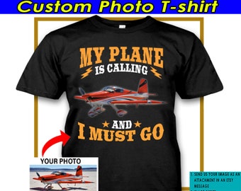Funny Aircraft Airplane Personalized T-shirt, Gift For Aircraft Owners, Airplane Lovers, Gift For Pilot, Custom Airplane Tshirt (BK59-plane)