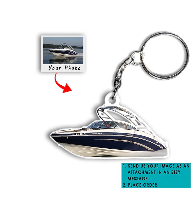 Boating Gifts Personalized Boat Keychains Pontoon Boats Etsy