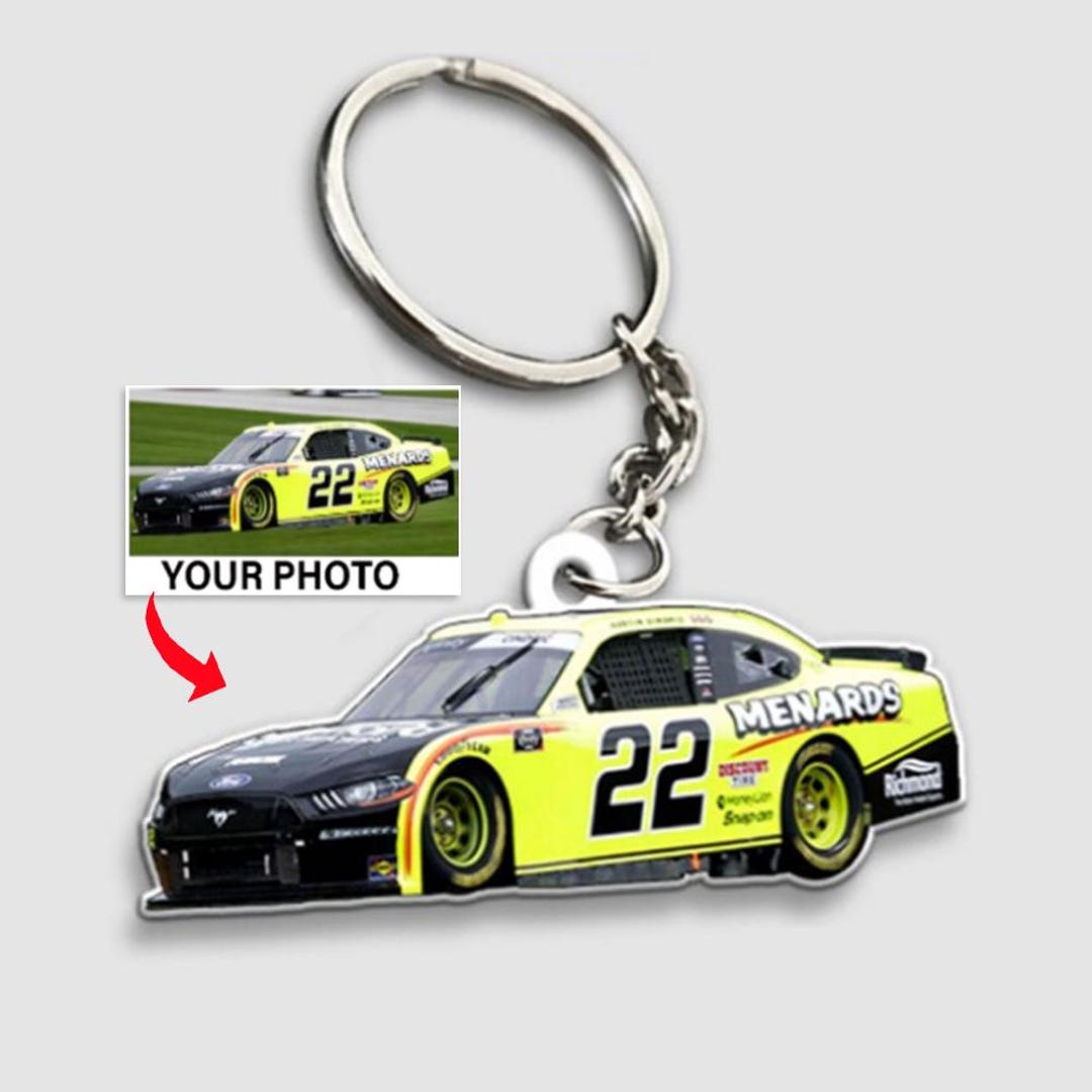 Mid Ohio Raceway Keychain Stock Car Racing Personalized Photo Keychains, Cool Gifts for Racers ...