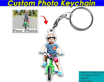 BMX Cycling Biking Personalized Keychains, Cycling Keychain, Mountain Biking Keychain, Unique Gifts For Mountain Bikers