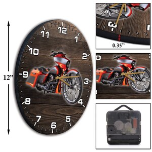 Mutton Busting Steer Riding Personalized Photo Wooden Wall Clock, Gift ...