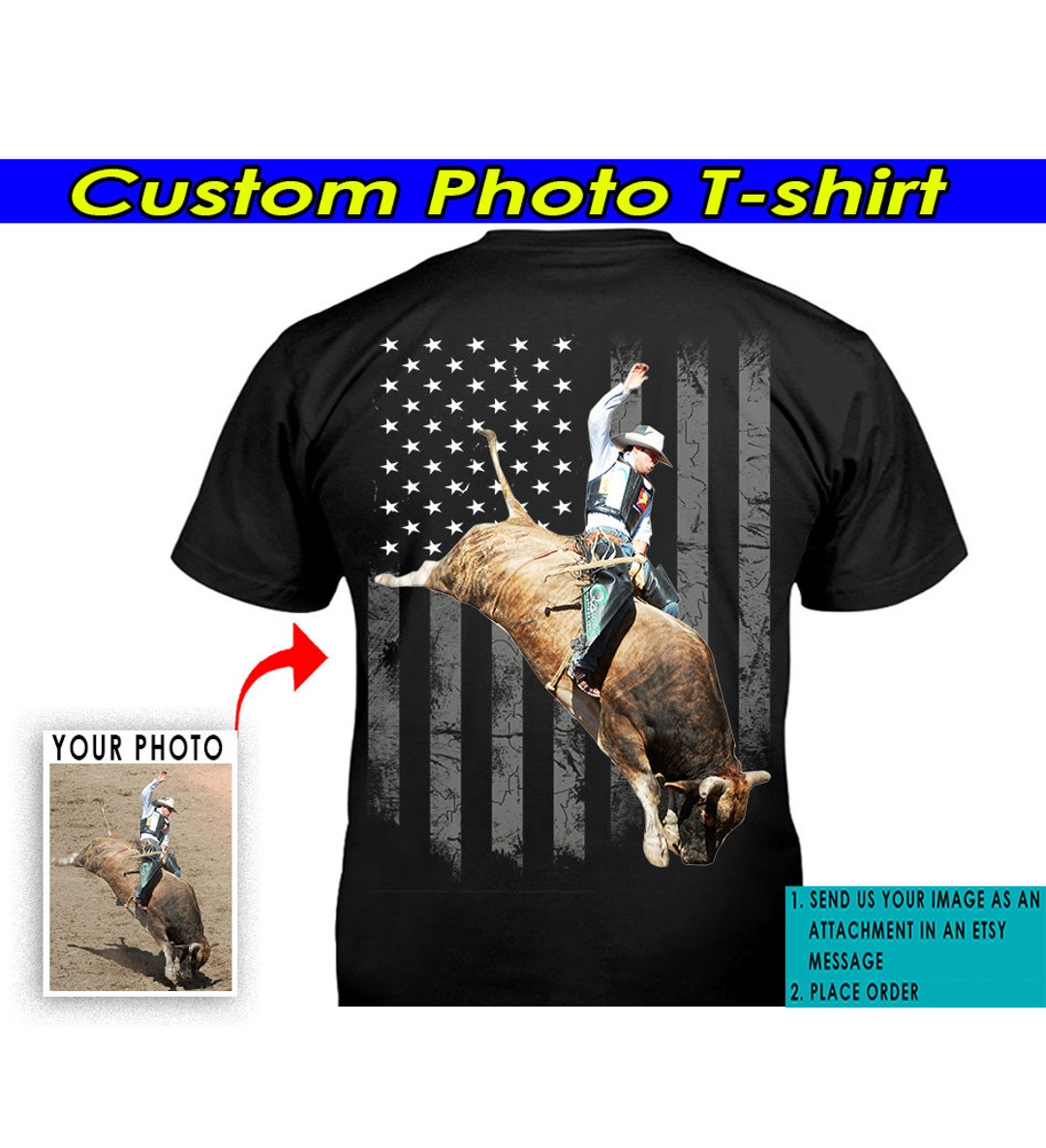 Bull Riders Gifts Bull Riding Personalized T-shirt, Bull Riding Lovers ...