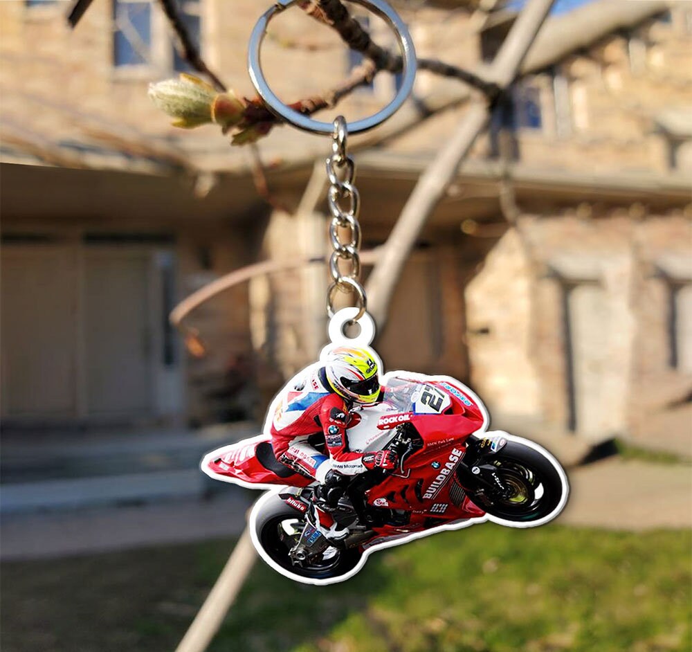 スポーツバイク用カスタムキーホルダー、スポーツバイカーへのユニーク 