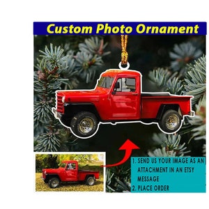 C10 Chevy Trucks Personalized Ornament, Custom Pickup Truck Gifts, Square Body Gift, Classic Pickup Truck, Vintage Car, Acrylic Ornaments