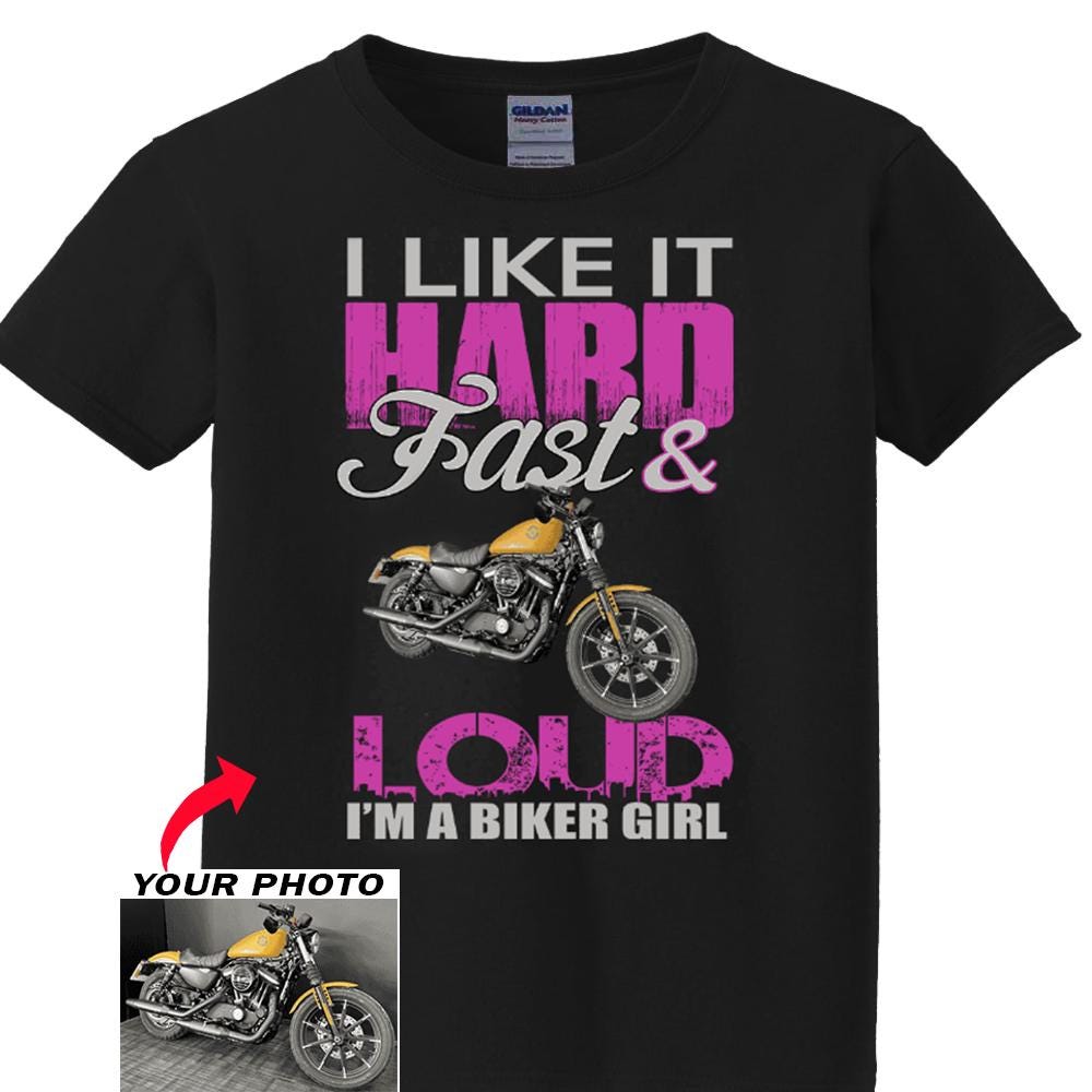 T-Shirt Moto Biker Teschio Oldschool &ndash; Plotterfactory, Nero, Cotone