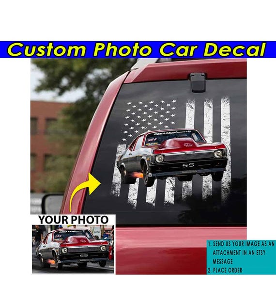 The Vynil Shop 'Mostly Stock' 9 Inch Wide Street Racing Hot Rod Drag Race Decal Sticker - Gloss White