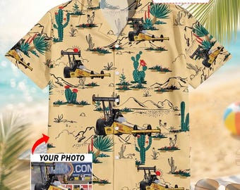 Dragster Racing Personalized Hawaiian Shirt, Unique Gifts For Dragster Racers, Custom Dragster Racing Aloha Tropical Shirt (HAW1)