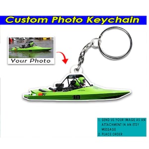 Boating Gifts Drag Boat Racing Personalized Keychains, Speed Boat, Motorboat, Pontoon Boats, Gift For Boaters, Boats Lover, Fishing Boat