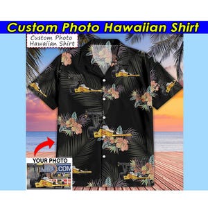Camisa hawaiana personalizada para Dragster, regalos únicos para carreras de dragsters, muscle cars y hot rods (HAW6)