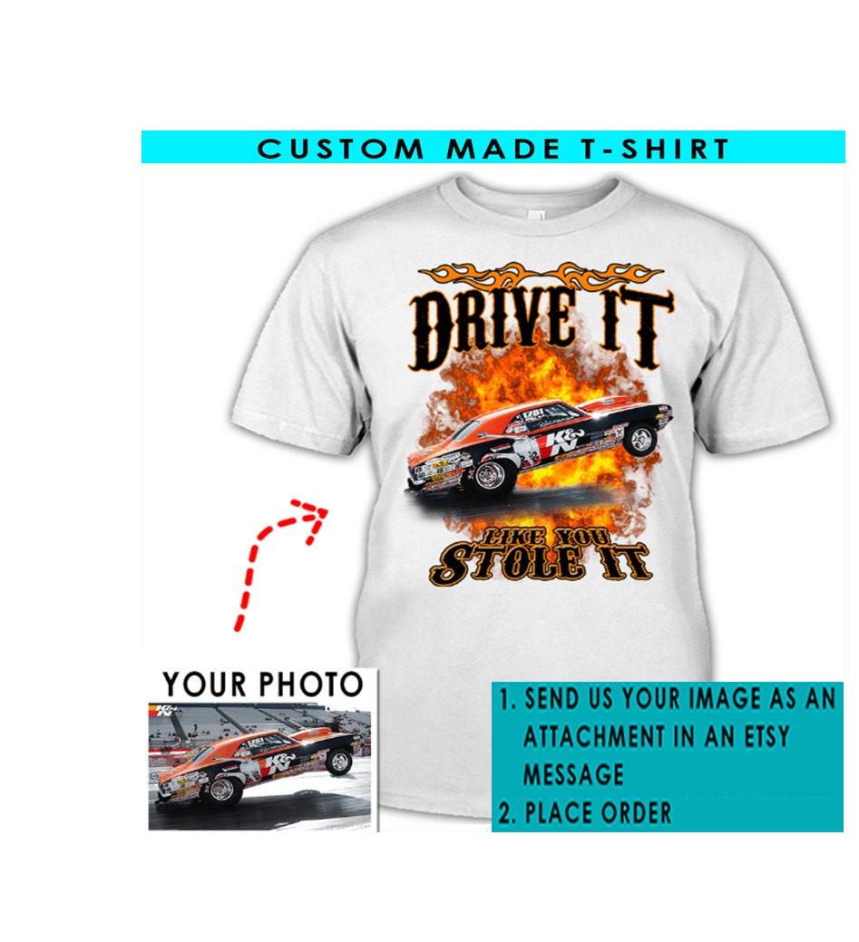 Drag Racing Car Personalized T-shirt Dirt Track Racing Gifts | Etsy