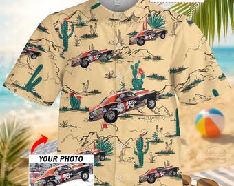 Pro Modified Pro Mod Drag Car Personalized Hawaiian Shirt, Unique Gifts For Drag Racers, Custom Drag Racing Aloha Tropical Shirts (HAW1)