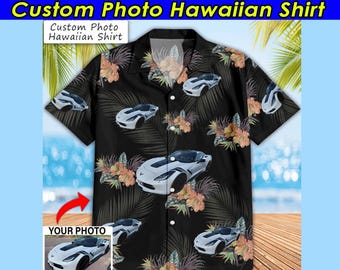 Sport Car Personalized Hawaiian Shirt, Unique Custom Gifts For Car Lovers, Luxury Cars, Convertible Car Aloha Shirts (HAW6)
