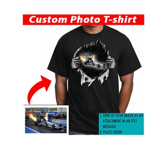 Dragster Drag Racing Personalized T-shirt, Gift For Car Guys, Drag Racer Gift, Dirt Track Racers, Super Comp Racing, Funny Car Racing (BK88)