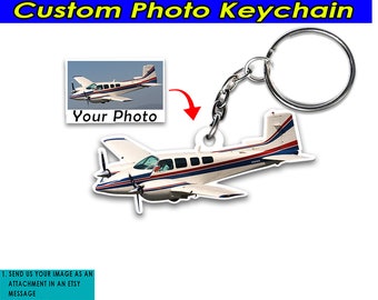 Llaveros personalizados con temática de aviones, regalos personalizados para propietarios de aeronaves, amantes de la aviación, regalos para pilotos, regalos de aviación únicos.
