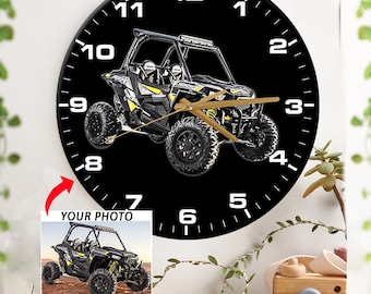 SUVs Off-road UTV Personalized Wall Clock, Off Roading Unique Gifts, Mud Trucks, Lifted Truck, Custom Off road Decor (Wall Clock1)