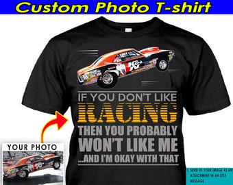 Drag Racing Racer Gift Personalized T-shirt, Funny Gift For Drag Racers Drag Racing Lovers, Dragbike Drag Motorcycle, Dragster (racev1)