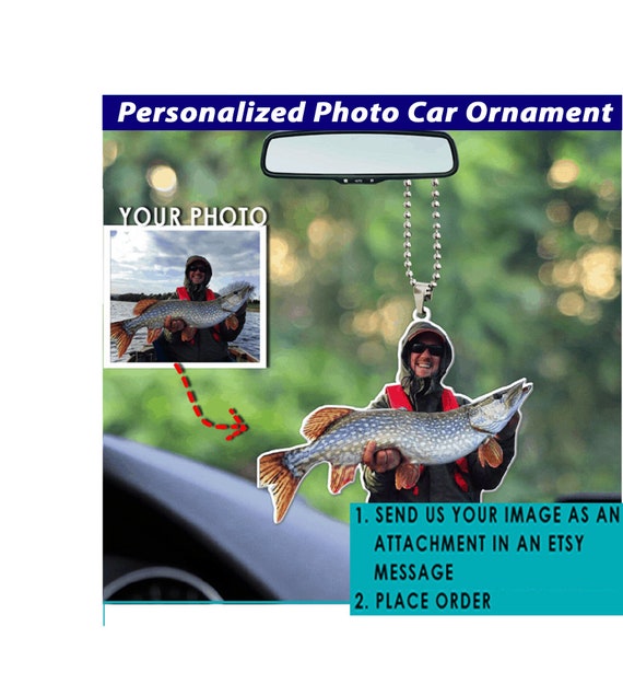 Gift for Fisherman Go Fishing Personalized Car Ornament, Unique Gifts for  Fishing Grandpas, Father and Son Fishing Gifts -  UK