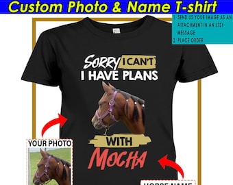 Funny Horse Barrel Racing Personalized T-shirt, Gift For Horse Owners, Horse Riders, Equestrians, Barrel Racer, Horse Pony Gifts (BK420)