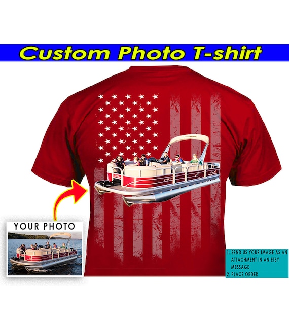 Pontoon Boat Boating Bowriders Gifts, Personalized Boat T-shirt