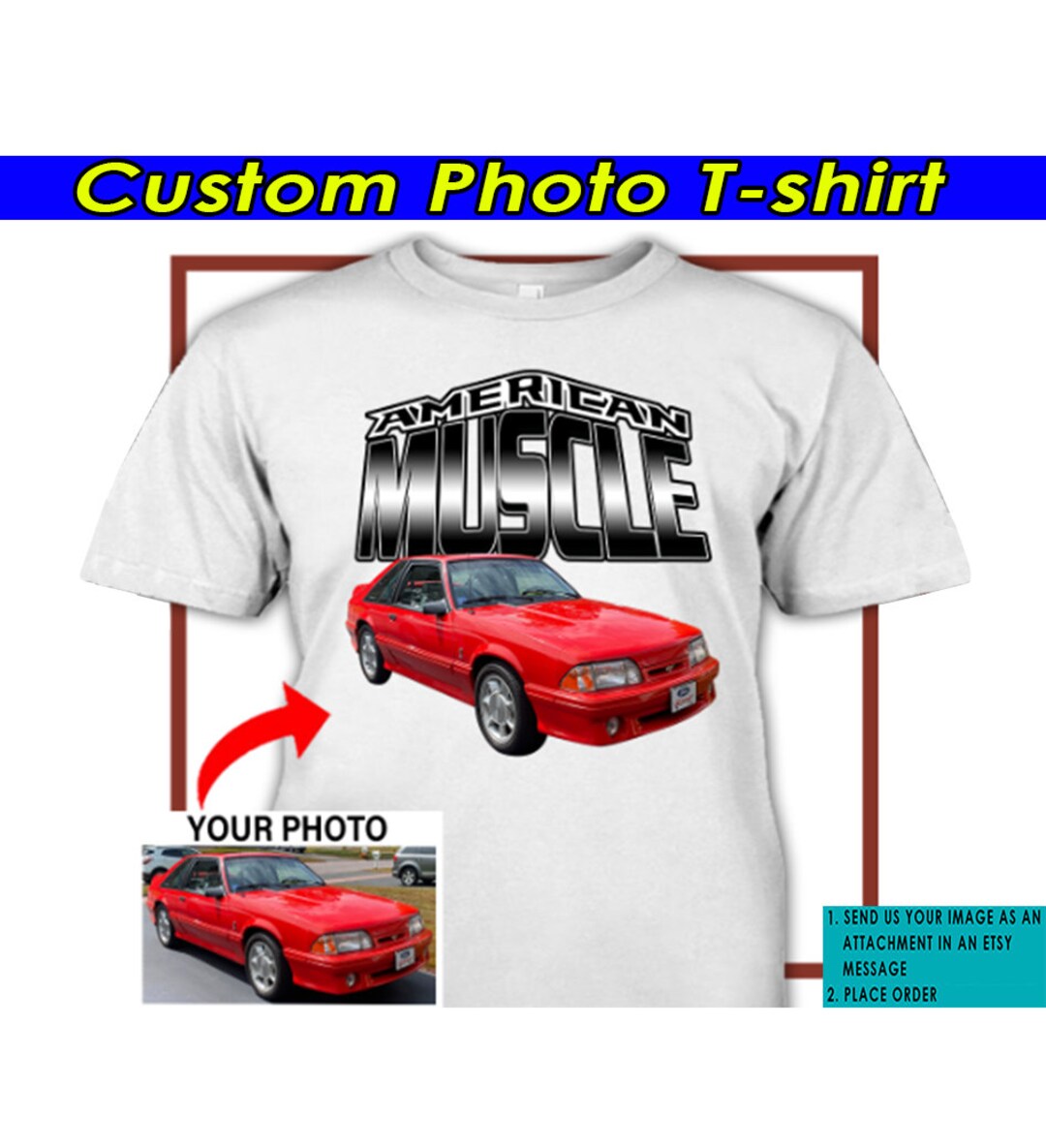 American Muscle Car Gifts for Car Guys Personalized Muscle Etsy