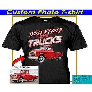 Lustiger Pick-up Quadratischer Körper Personalisierte T-Shirts, Vintage-Pick-Up, klassischer Pick-up, modernes Pick-up, Gabelkopf (BK329)