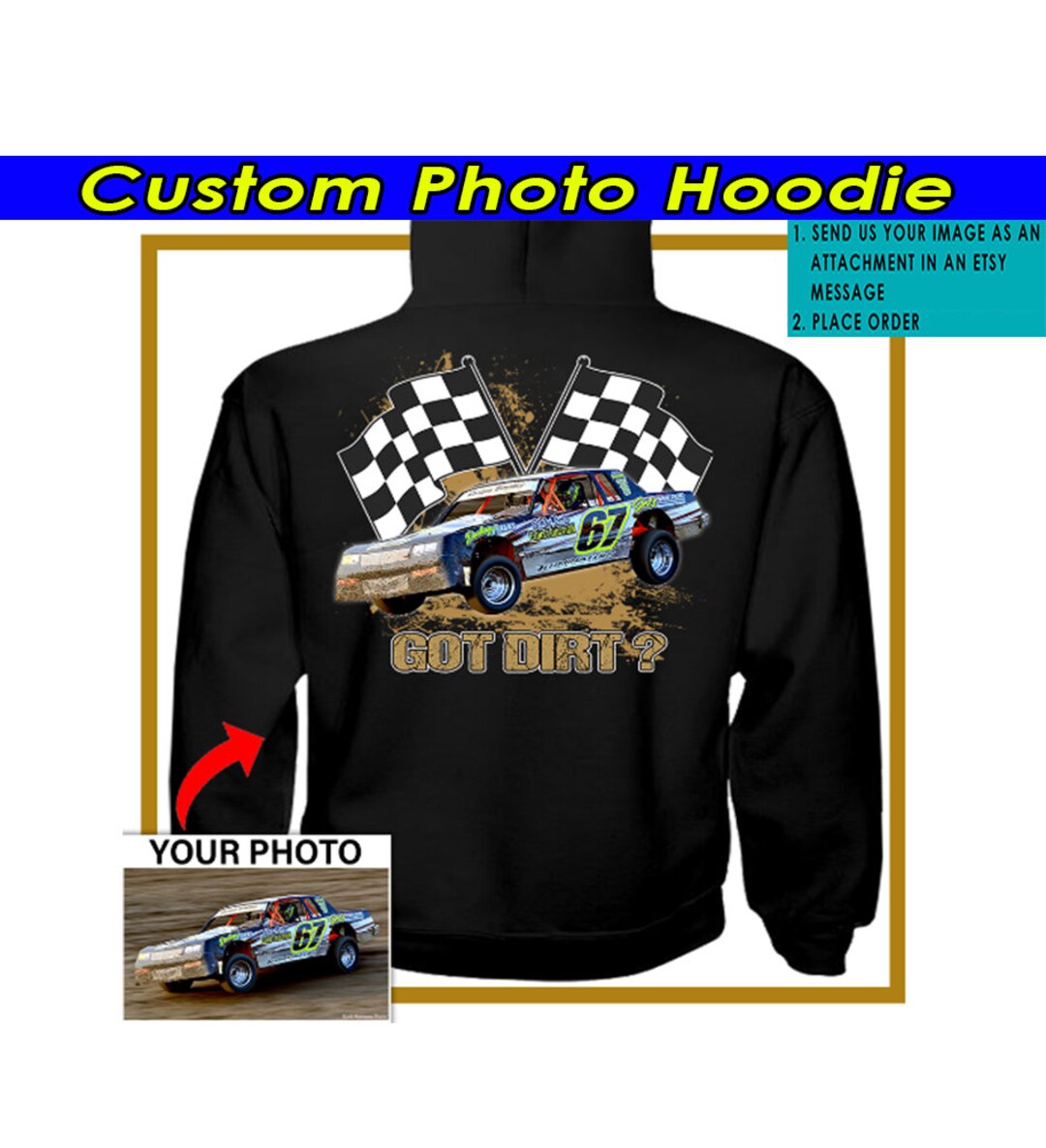 Dirt Track Racing It's Where I Was Raised Core Fleece Pullover Hoodie