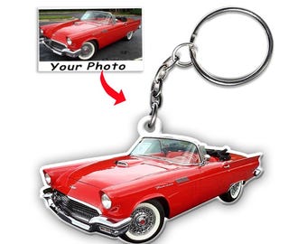 Luxury Car Personalized Keychains, Hot Rod, Lowriders, Muscle Car, Supercar, Sport Car, Gifts For Car Lovers, Hypercar, Custom Car Keyrings