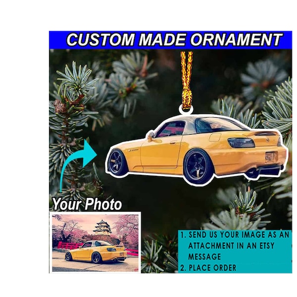 Drift Cars Personalized Ornament, Unique Gifts For JDM Car Owners, Gifts For Car Guys, Car Lovers Gifts, Acrylic Ornaments