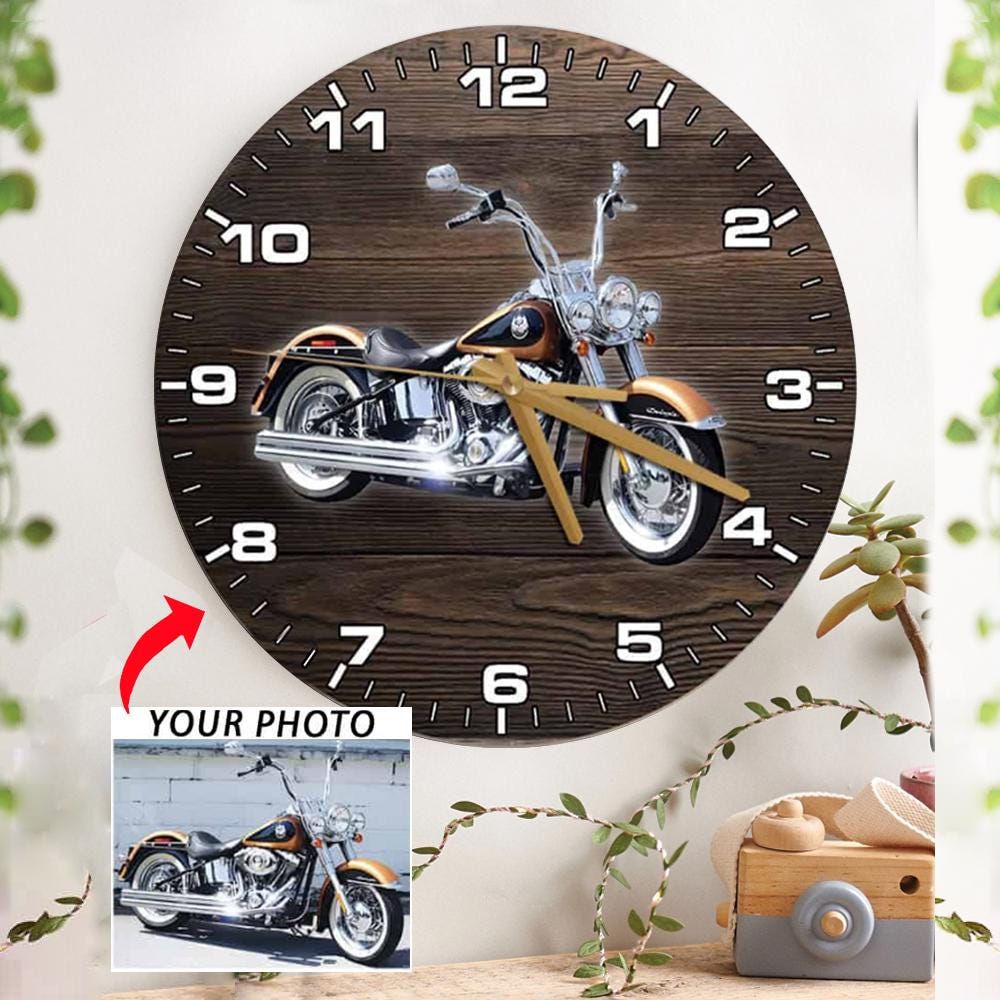 Indian motorcycle wall clock - Etsy 日本