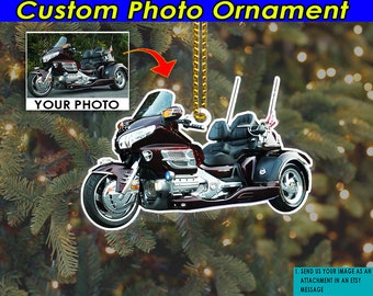 Gift For Trikers Trike Motorcycle Personalized Ornament, Freewheeler Gifts, Slingshot Owners, Reverse Trike, Trike Decor, Acrylic Ornaments