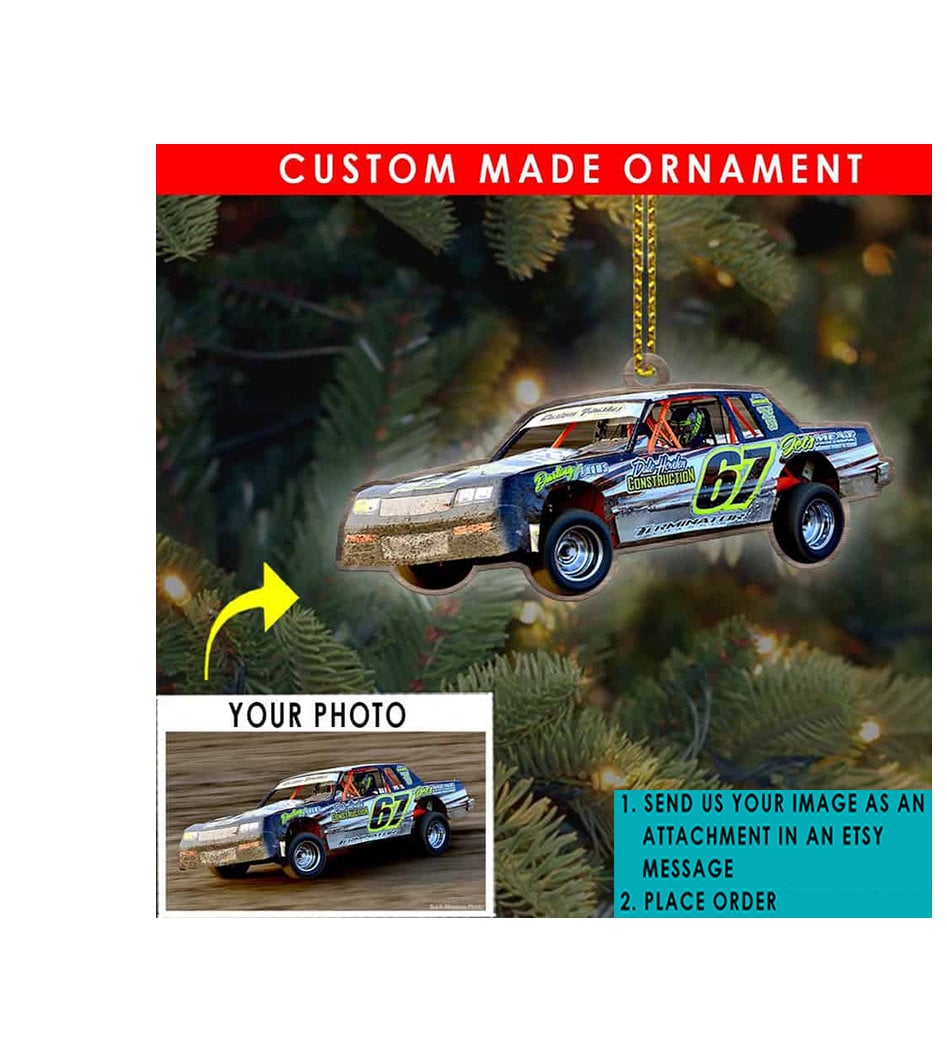 Sprint Car Christmas Tree Ornament Etsy