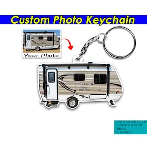 Camper RV Motorhome Travel Trailer Personalized Keychains, Campervan Owners, Motorhome Owners, Camper trailers Owners Gifts, Pickup Camper