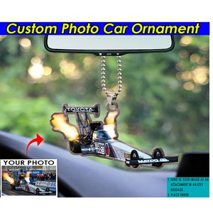 Dragster Personalized Car Ornament, Custom Gifts for Drag Racers, Super ...