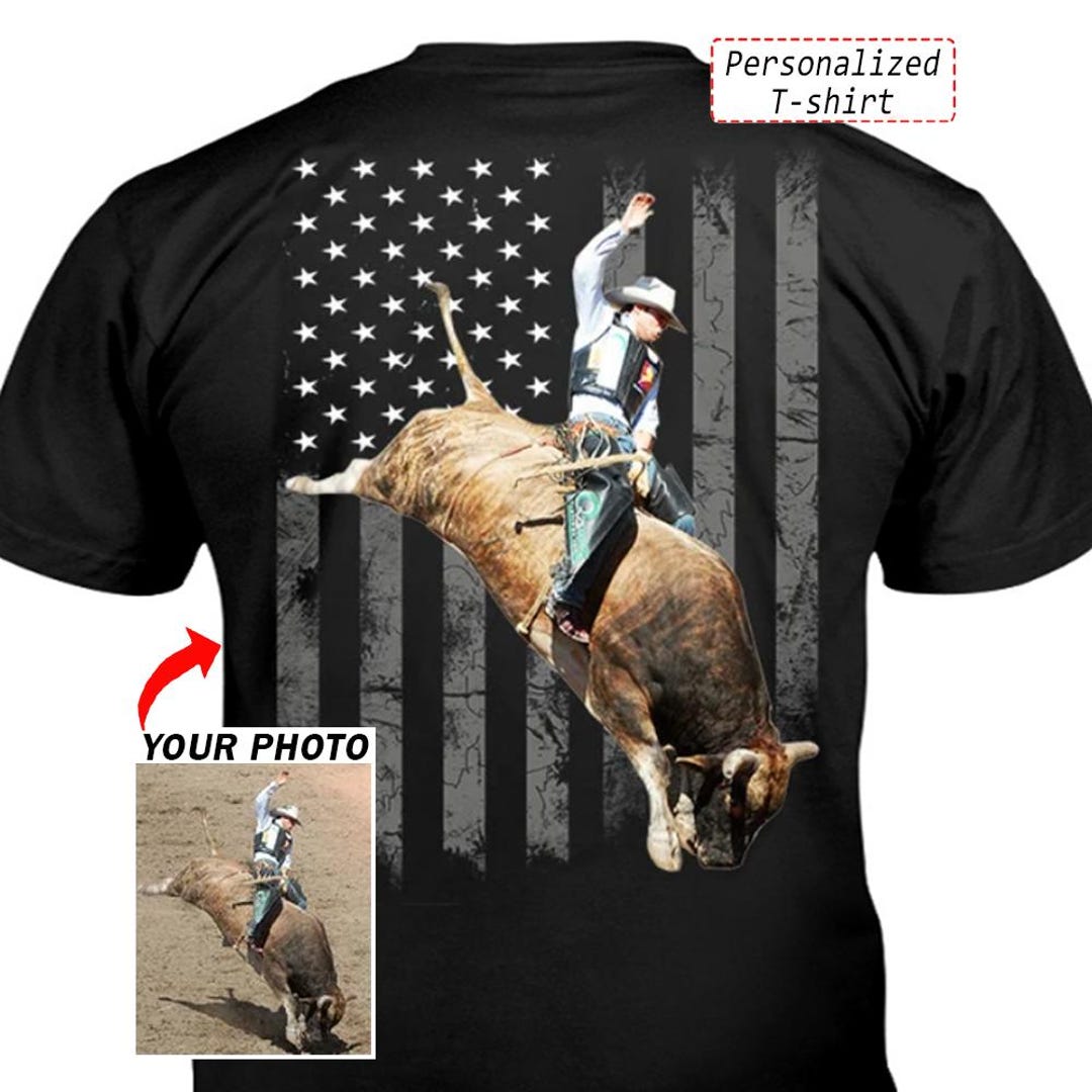 Bull Rider Cloth Bull Riders Gifts Bull Riding Personalized T-shirt, Bull Riding Lovers ...