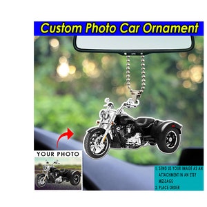 Unique Gifts For Trikers Freewheeler Personalized Car Ornament, Trike Motorcycle Owners, Gifts For Trike Lovers, Trike Riders Best Gifts