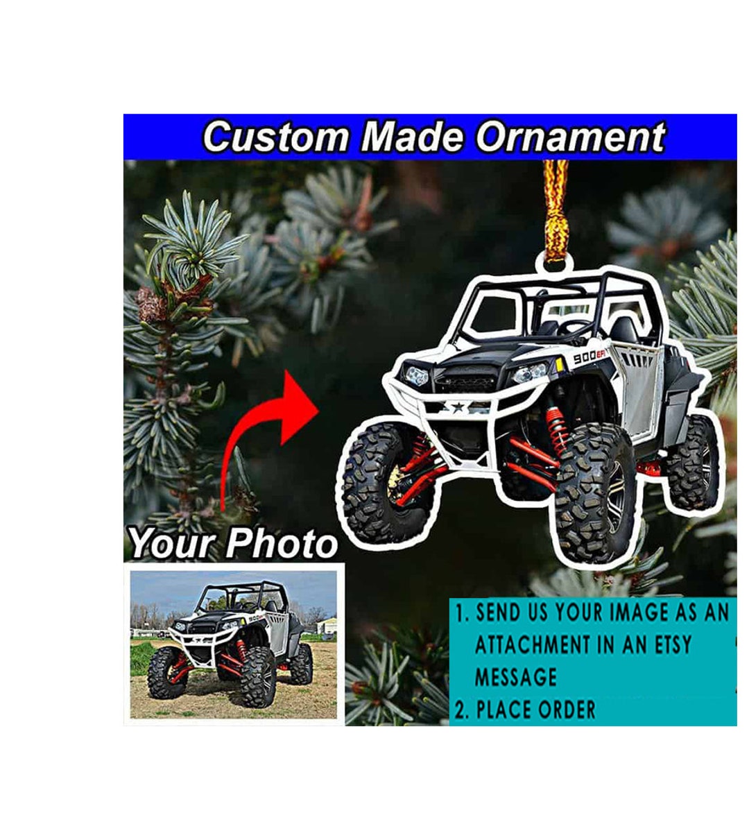 UTV ATV Quad Personalized Ornament, Custom Photo off Road Gifts ...
