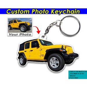 Offroad SUVs 4x4 Personalized Keychain, Gift For Car Guys, Monster Mud Truck, Lifted Truck, Square Body, Classic Pickup, Modern Pickup Truck