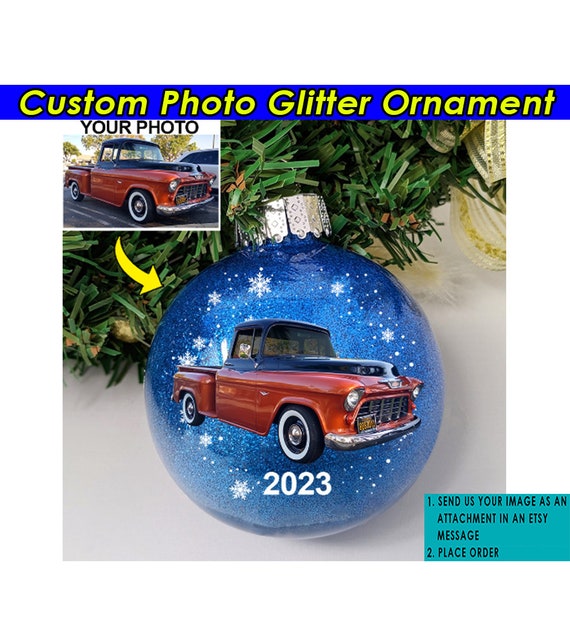 Oldtimer personalisierte Glitter Kunststoff Verzierung, Oldtimer,  Muskelauto, kundenspezifisches Auto, Hot Rod, Rat Rods, Lowriders Auto,  Sportwagen - .de