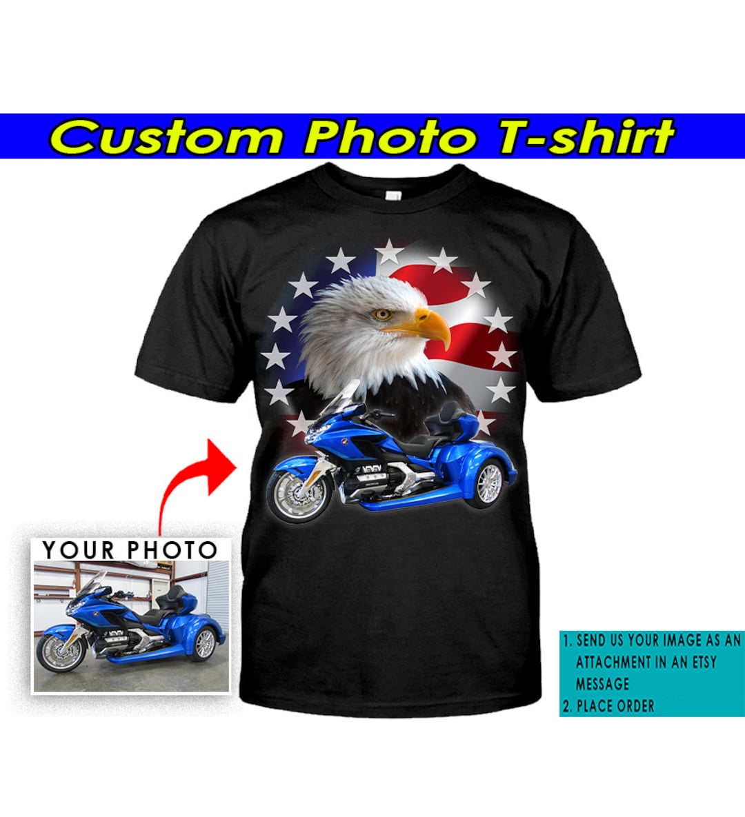 T-Shirt Triker Legend – Pour Les Fans De Trike Et Tricycle Motorisé – Design Rétro Ultra Cool