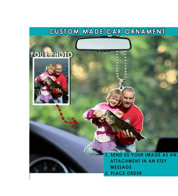 Gift for Fisherman Go Fishing Personalized Car Ornament, Unique Gifts for  Fishing Grandpas, Father and Son Fishing Gifts -  UK